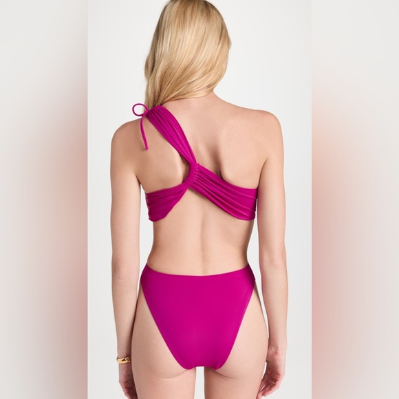 Agua Bendita Swimsuit - Suki Bloom Solid One Piece - Picture 3 of 6